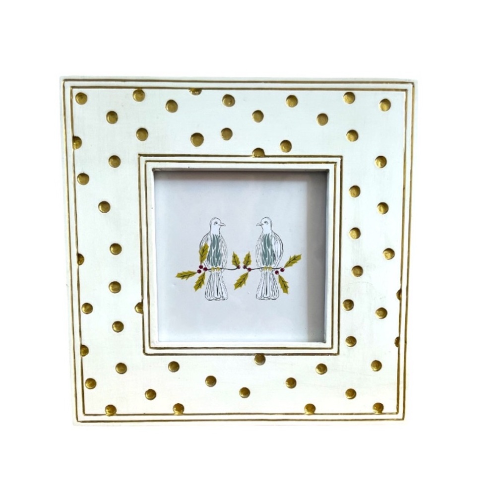 POLKA DOT FRAME➕2 Turtle Doves